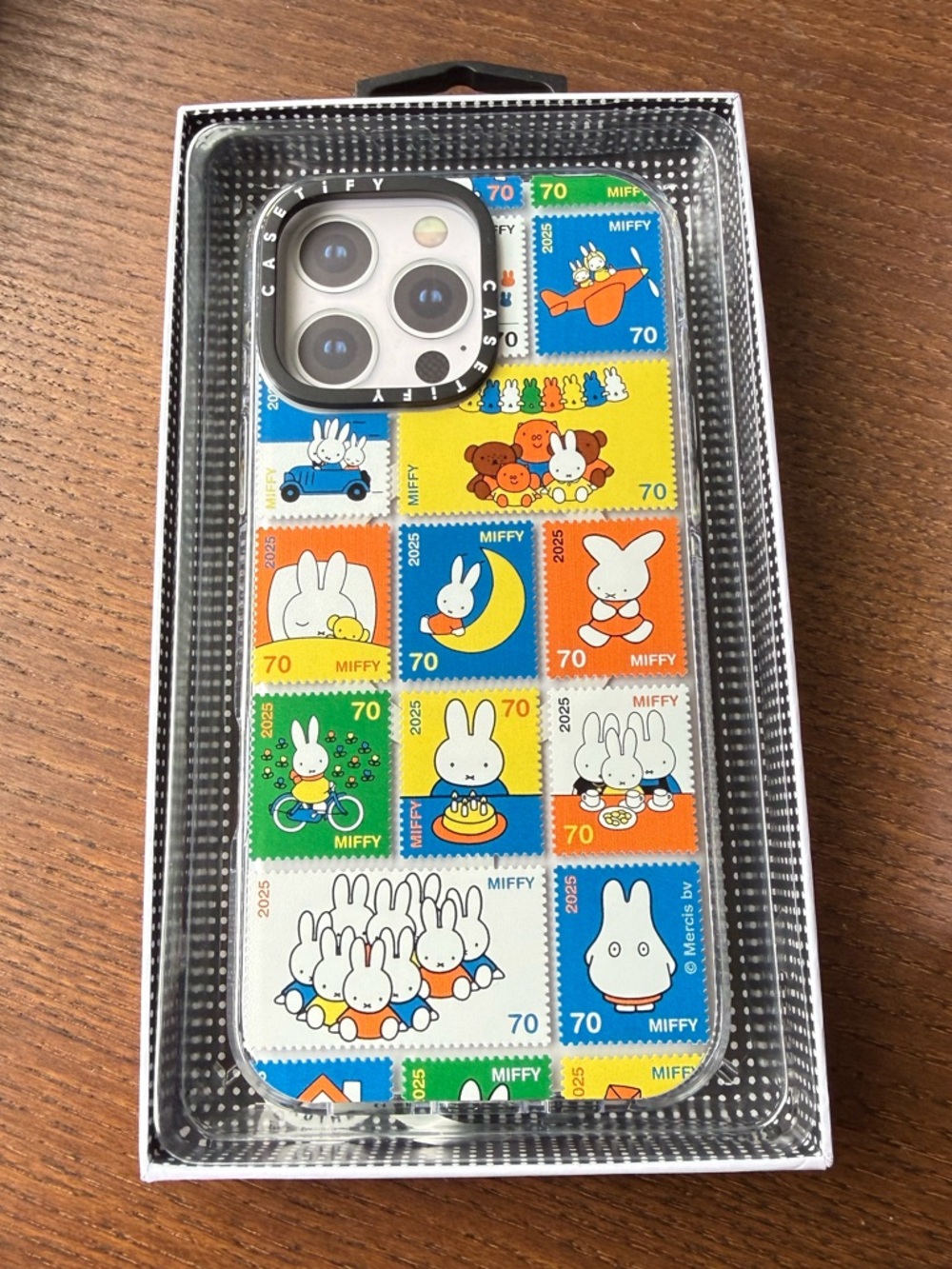 Casetify Miffy 70 Stamp Case MagSafe Clear iPhone 16 Pro Max Magsafe Compatible